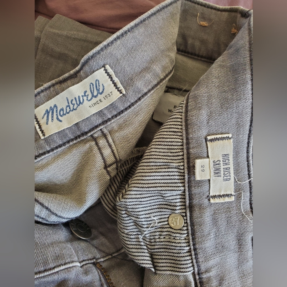 Madewell Skinny fit jeans, distressed